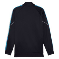PUMA Olympique Marseille Pre-Match KING Anthem Training Jacket 2025-2026 Dark Blue Light Blue