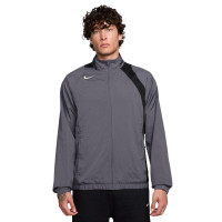 Nike Total 90 Woven Full-Zip Tracksuit Grey Black White