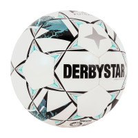 Derbystar Zaalvoetbal Hyper TT II Maat 4 Wit Lichtblauw