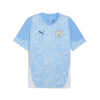 PUMA Manchester City Training Shirt 2025-2026 Light Blue White