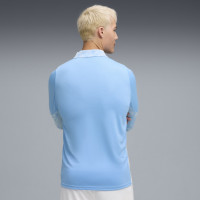 PUMA Manchester City Trainingspak 1/4-Zip 2025-2026 Lichtblauw Donkerblauw Wit