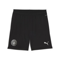 PUMA Manchester City Trainingsbroekje 2025-2026 Zwart Zilver