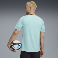 PUMA Olympique Marseille Training Set 2025-2026 Light Blue Dark Blue White