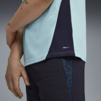 PUMA Olympique Marseille Training Set 2025-2026 Light Blue Dark Blue White