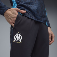 PUMA Olympique Marseille Trainingspak 1/4-Zip 2025-2026 Lichtblauw Donkerblauw Wit