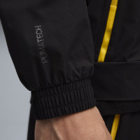 PUMA Borussia Dortmund Pumatech Woven Trainingspak Hooded Full-Zip 2025-2026 Zwart Geel