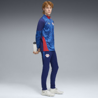 PUMA RB Leipzig Trainingstrui 1/4-Zip 2025-2026 Blauw Donkerblauw Rood