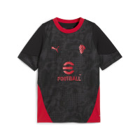 PUMA AC Milan Training Shirt 2025-2026 Kids Black Red