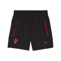 PUMA AC Milan Pumatech Woven Short 2025-2026 Black Red
