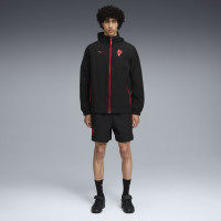 PUMA AC Milan Pumatech Woven Short 2025-2026 Black Red
