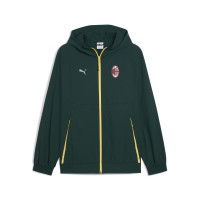 PUMA AC Milan Pumatech Trainingsjack Woven 2025-2026 Donkergroen