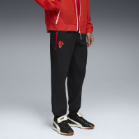 PUMA AC Milan Pumatech Woven Trainingspak Hooded Full-Zip 2025-2026 Rood Zwart Wit