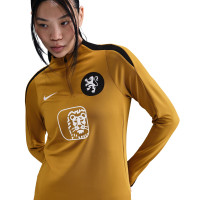 Nike Netherlands Strike Tracksuit 1/4-Zip Orange Lionesses 2025-2027 Women Bronze Black White