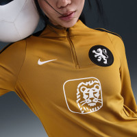 Nike Netherlands Strike Tracksuit 1/4-Zip Orange Lionesses 2025-2027 Women Bronze Black White