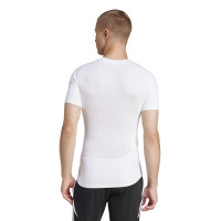 adidas TECHFIT Short Sleeve Base Layer White