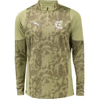 PUMA Cercle Brugge Trainingspak 1/4-Zip 2025-2026 Groen Zwart