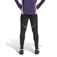 adidas Manchester United Training pants 2025-2026 Black White Purple