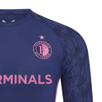 Castore Feyenoord Training Set 2025-2026 Dark Blue Pink