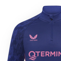 Castore Feyenoord Trainingspak 1/4-Zip 2025-2026 Donkerblauw Roze