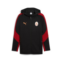 PUMA Galatasaray SK Evostripe Hooded Training Jacket 2025-2026 Black Red Orange
