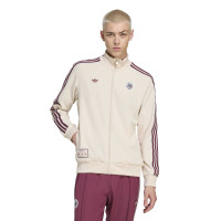 adidas Ajax Terrace Icons Full Set Beige Bordeauxrood Blauw
