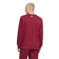 adidas Arsenal Terrace Icons Crew Sweater Rood Wit