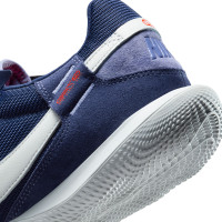 Nike Street Gato Straatvoetbalschoenen Blauw Donkerblauw Feloranje