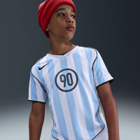 Nike Total 90 Trainingsshirt Kids Wit Lichtblauw Zwart