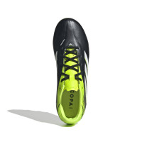 adidas Copa Pure III League Grass/Artificial Grass Football Boots (MG) Kids Black White Neon Yellow