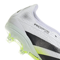 adidas Predator Pro FT Gras Voetbalschoenen (FG) Wit Zwart Neongeel