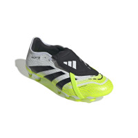 adidas Predator Pro FT Grass/Artificial Grass Football Boots (MG) White Black Neon Yellow