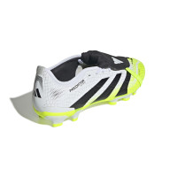 adidas Predator Pro FT Grass/Artificial Grass Football Boots (MG) White Black Neon Yellow