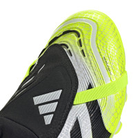 adidas Predator Pro FT Grass/Artificial Grass Football Boots (MG) White Black Neon Yellow