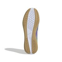 adidas F50 Club Indoor Football Boots (IN) Kids Purple White Neon Yellow