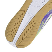 adidas F50 Club Indoor Football Boots (IN) Kids Purple White Neon Yellow