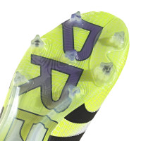 adidas Predator Elite Laceless Grass Football Boots (FG) White Black Neon Yellow