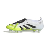 adidas Predator Elite FT IJzeren-Nop Voetbalschoenen (SG) Wit Zwart Neongeel
