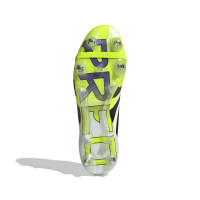 adidas Predator Elite FT IJzeren-Nop Voetbalschoenen (SG) Wit Zwart Neongeel