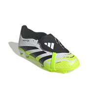 adidas Predator League FT Gras / Kunstgras Voetbalschoenen (MG) Kids Wit Zwart Neongeel
