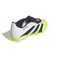 adidas Predator League FT Gras / Kunstgras Voetbalschoenen (MG) Kids Wit Zwart Neongeel
