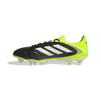 adidas Copa Pure III Elite IJzeren-Nop Voetbalschoenen (SG) Zwart Wit Neongeel