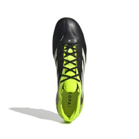 adidas Copa Pure III Elite Iron Nop Football Boots (SG) Black White Neon Yellow