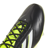 adidas Copa Pure III Elite IJzeren-Nop Voetbalschoenen (SG) Zwart Wit Neongeel