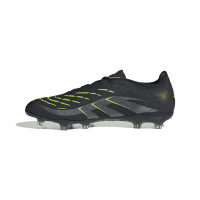 adidas Predator Pro Gras Voetbalschoenen (FG) Zwart Donkergrijs Neongeel