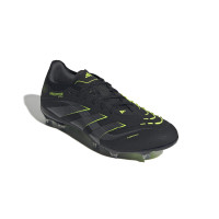 adidas Predator Pro Gras Voetbalschoenen (FG) Zwart Donkergrijs Neongeel