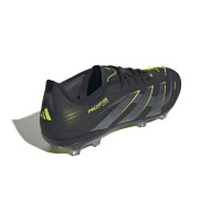 adidas Predator Pro Gras Voetbalschoenen (FG) Zwart Donkergrijs Neongeel