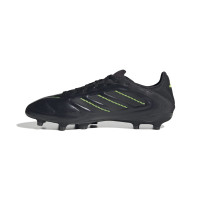 adidas Copa Pure III Pro Gras Voetbalschoenen (FG) Zwart Donkergrijs Groen