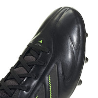 adidas Copa Pure III Pro Gras Football Boots (FG) Black Dark Grey Green