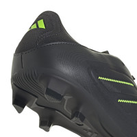 adidas Copa Pure III Club Grass/Artificial Grass Football Boots (MG) Black Dark Grey Green