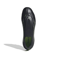 adidas Copa Pure III Elite Laceless Grass Football Boots (FG) Black Dark Grey Green